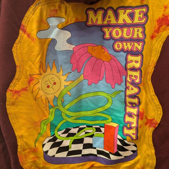 Reworked "cold shoulder" Carrie Underwood hoodie - Picture 5 of 10